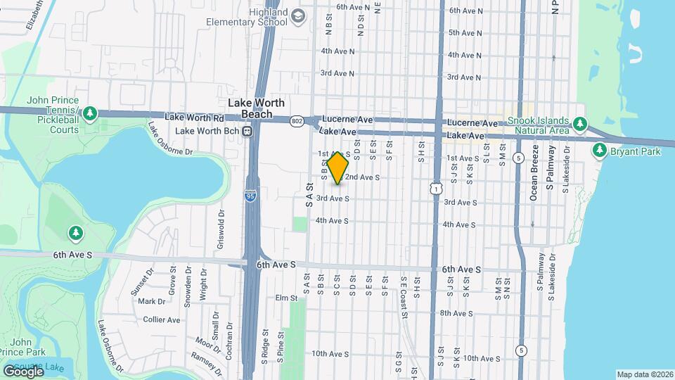 221 S C St Map and Location Details