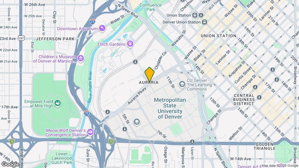 Campus Village Apartments Map and Location Details