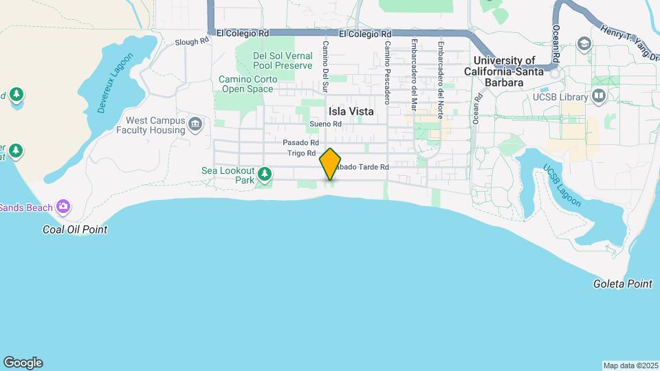 6693 Del Playa Dr Map and Location Details