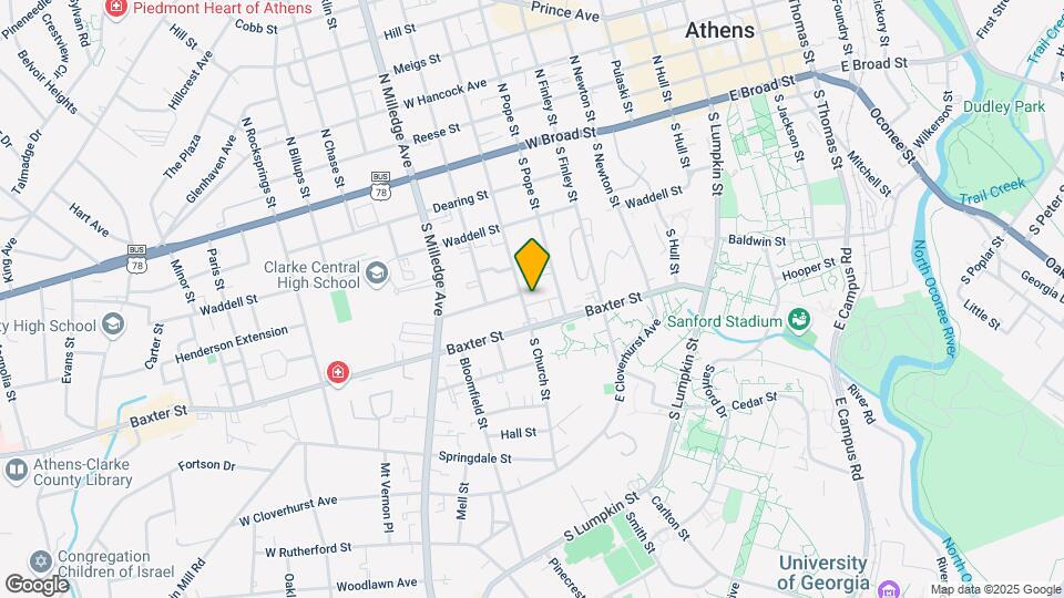 425 S Church St, Unit #1 Mapa y Detalles de la Ubicación