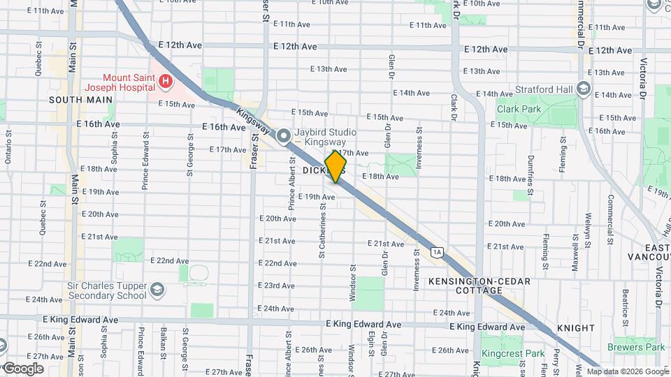 938 Kingsway Map and Location Details