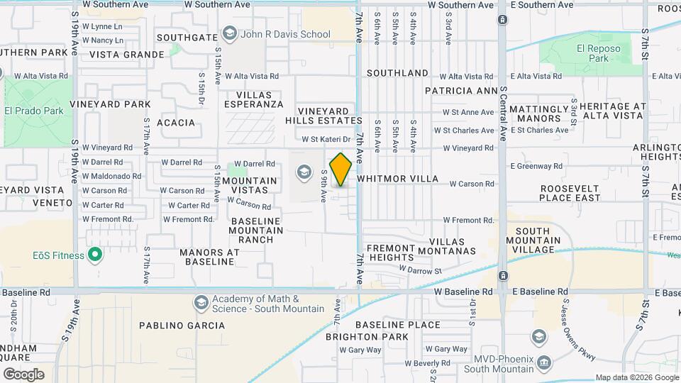 7016 S 7th Ln Mapa y Detalles de la Ubicación