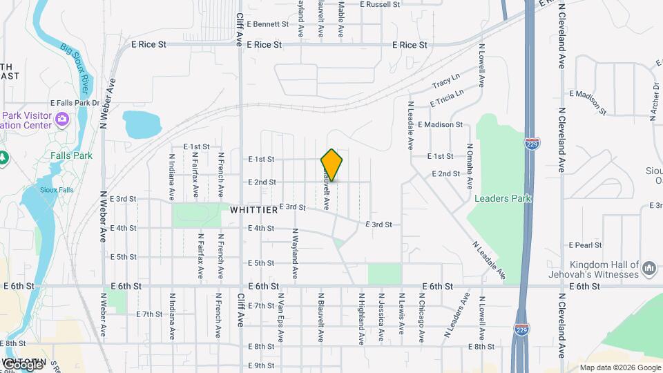 728 N Blauvelt Ave Mapa y Detalles de la Ubicación
