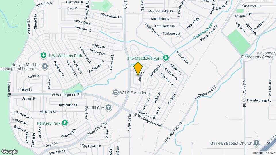1519 Allen Dr Map and Location Details
