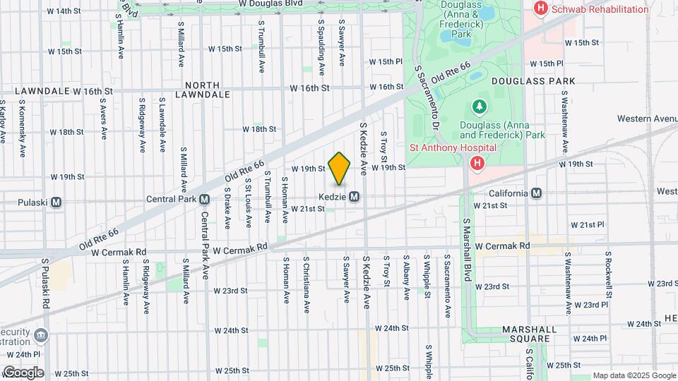 1932 S Sawyer Ave Map and Location Details