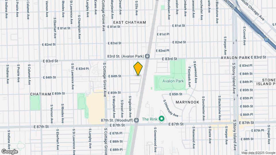 963 E 84th St Map and Location Details