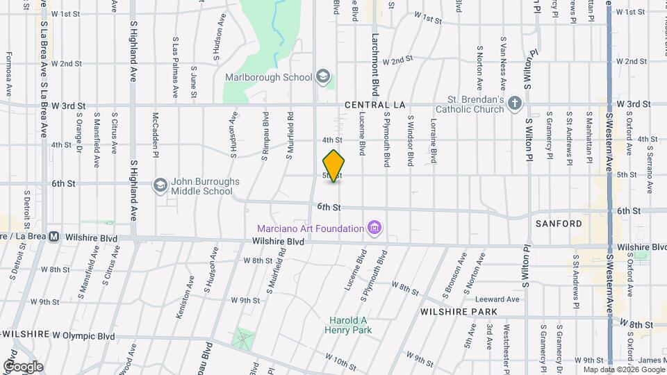 519 S Arden Blvd Map and Location Details