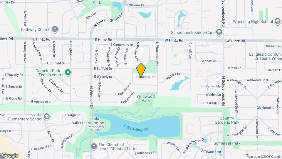 1925 E Waverly Ln Map and Location Details