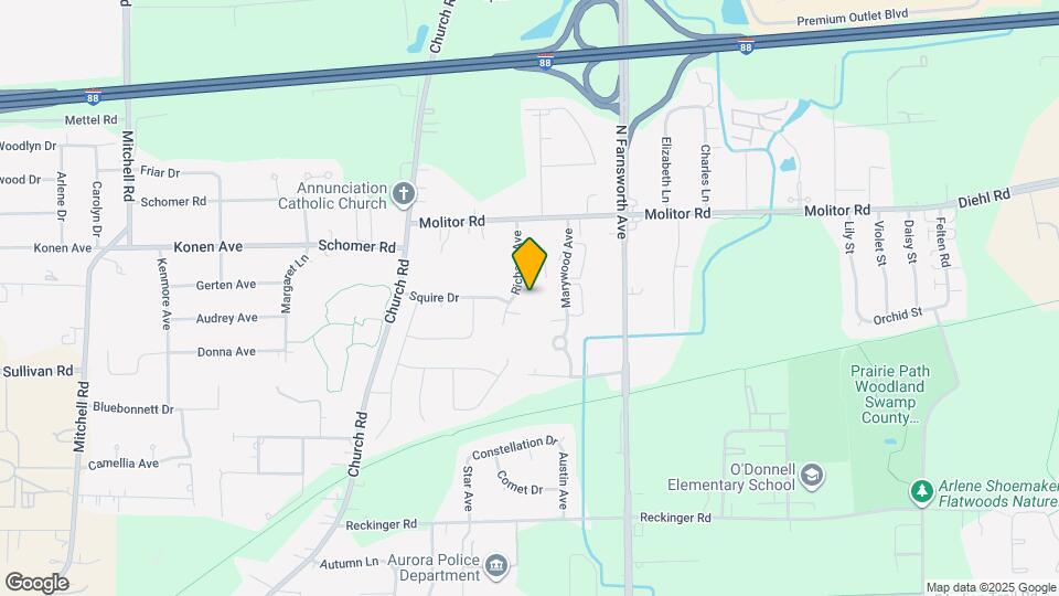 1227 Marywood Ct Map and Location Details