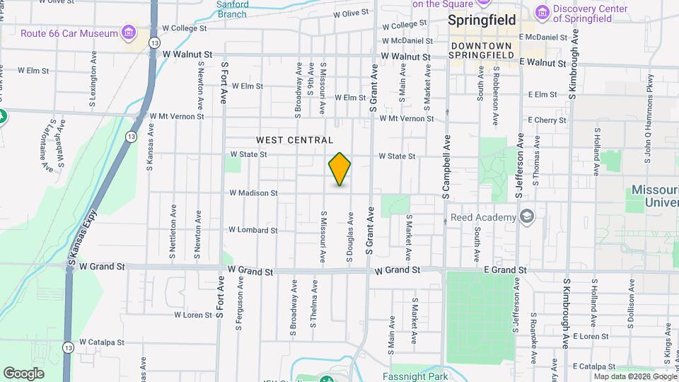 817 W Madison St Map and Location Details