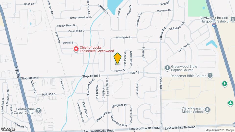 1495 Egret Ln Map and Location Details