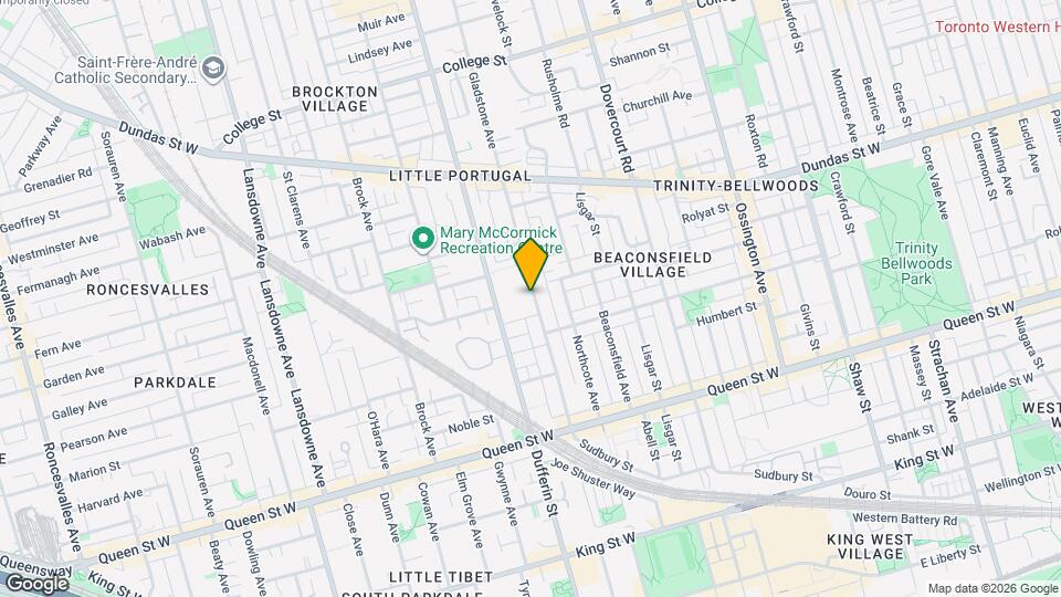 108 Gladstone Ave, Unit SI ID1531110P Map and Location Details