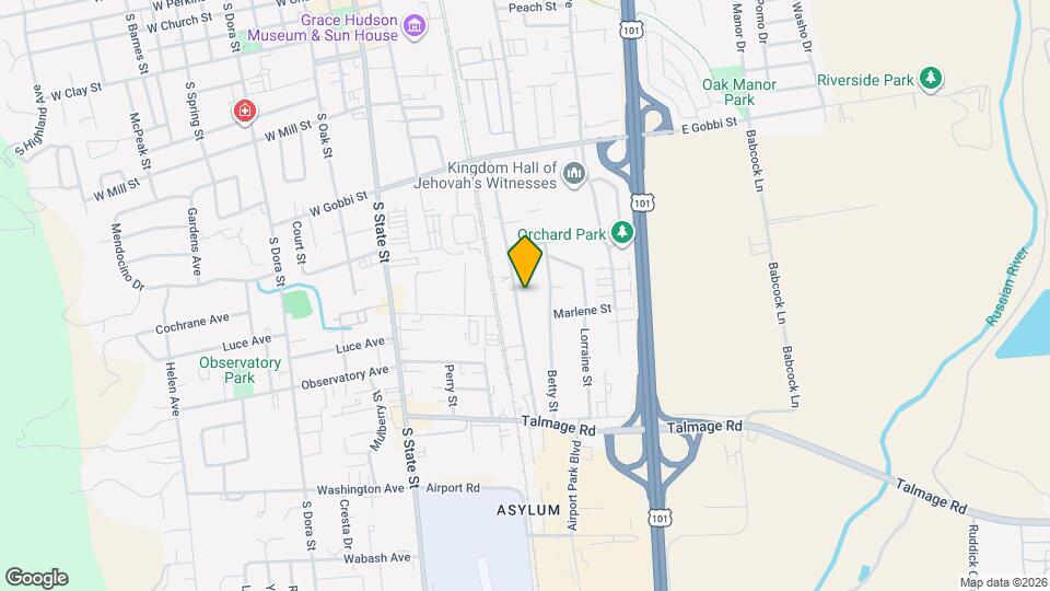 Redwood Manor Map and Location Details