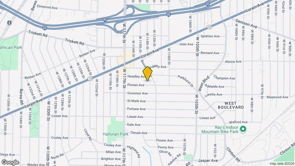 11304 Florian Ave, Unit Up Mapa y Detalles de la Ubicación