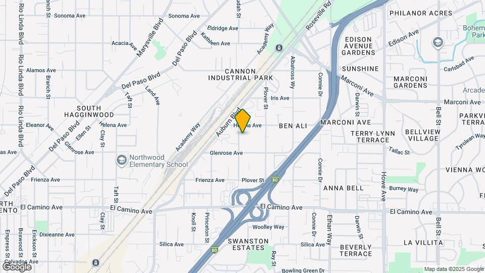 2740 Crosby Way Map and Location Details