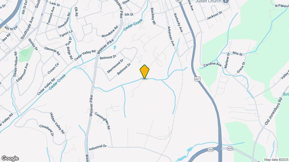 401 Rosedale Ln Map and Location Details