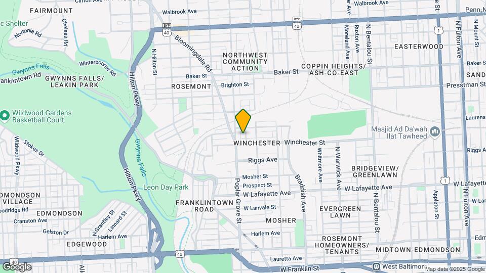 1206 Oakhurst Pl Map and Location Details