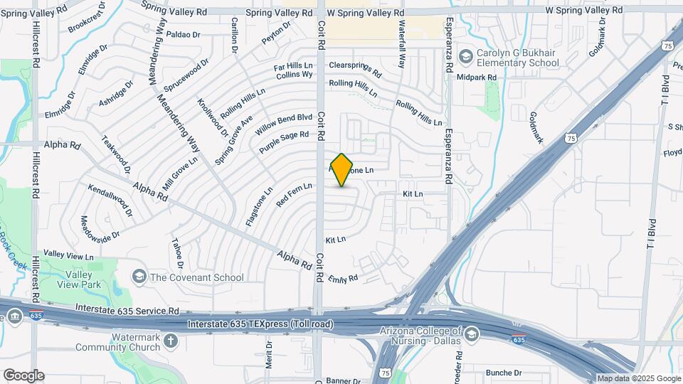 13526 Red Fern Ln Mapa y Detalles de la Ubicación