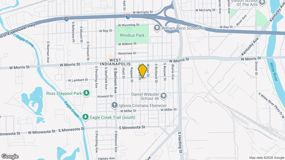 1821 Lambert St Map and Location Details