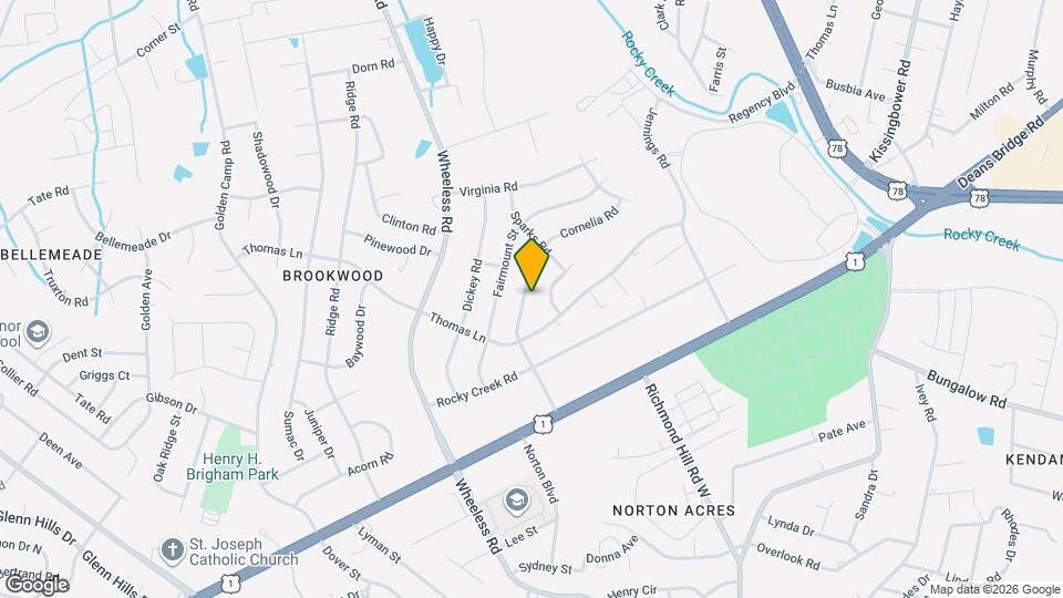 2832 Cornelia Rd Mapa y Detalles de la Ubicación