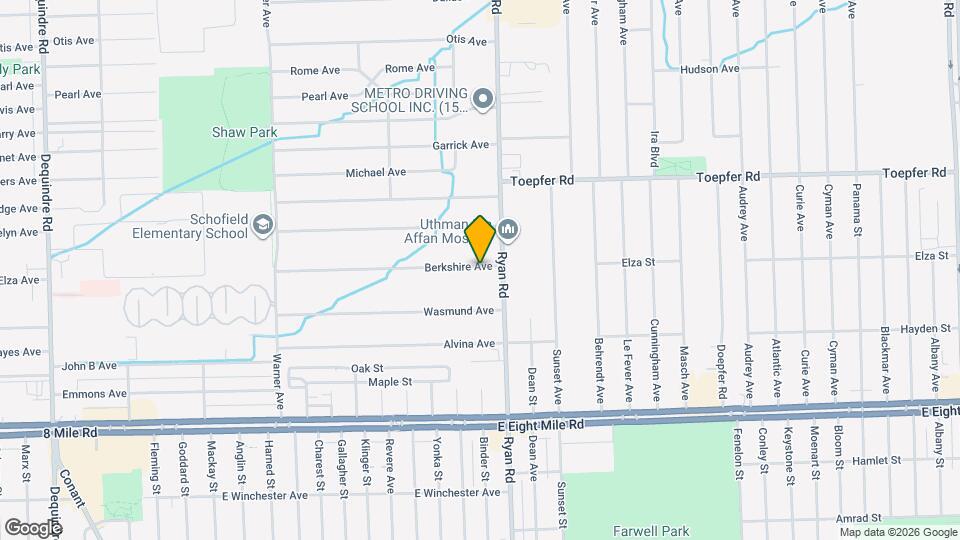 3974 Berkshire Ave Mapa y Detalles de la Ubicación