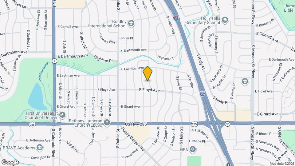 3273 S Forest St Map and Location Details