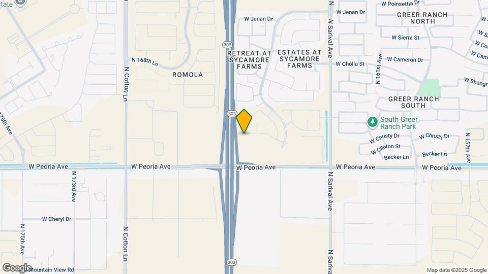 16671 W Christy Dr Map and Location Details