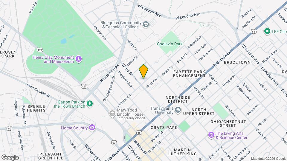 315 Jefferson St Map and Location Details