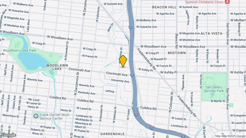 1532 W Ashby Pl Map and Location Details