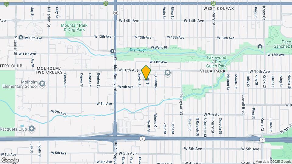 925 Wolff St Map and Location Details