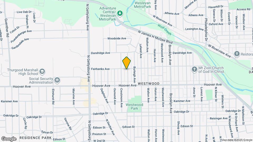 863 N Upland Ave Map and Location Details