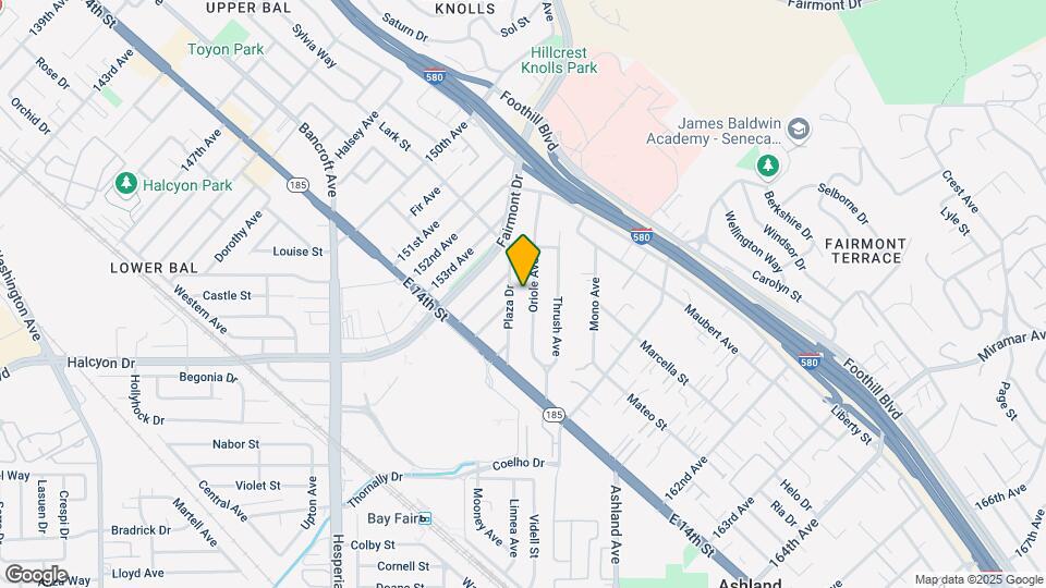 1617-1625 Oriole Ave Map and Location Details