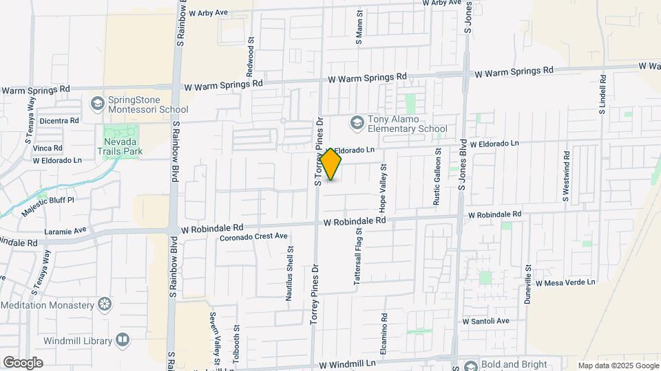 7598 Peavine Ridge St Map and Location Details