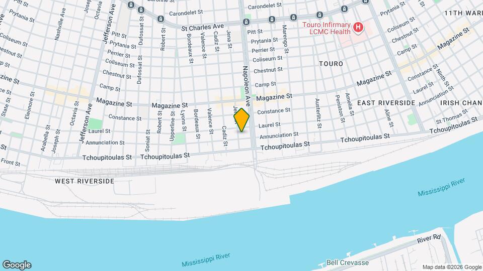 4427 Annunciation St Mapa y Detalles de la Ubicación