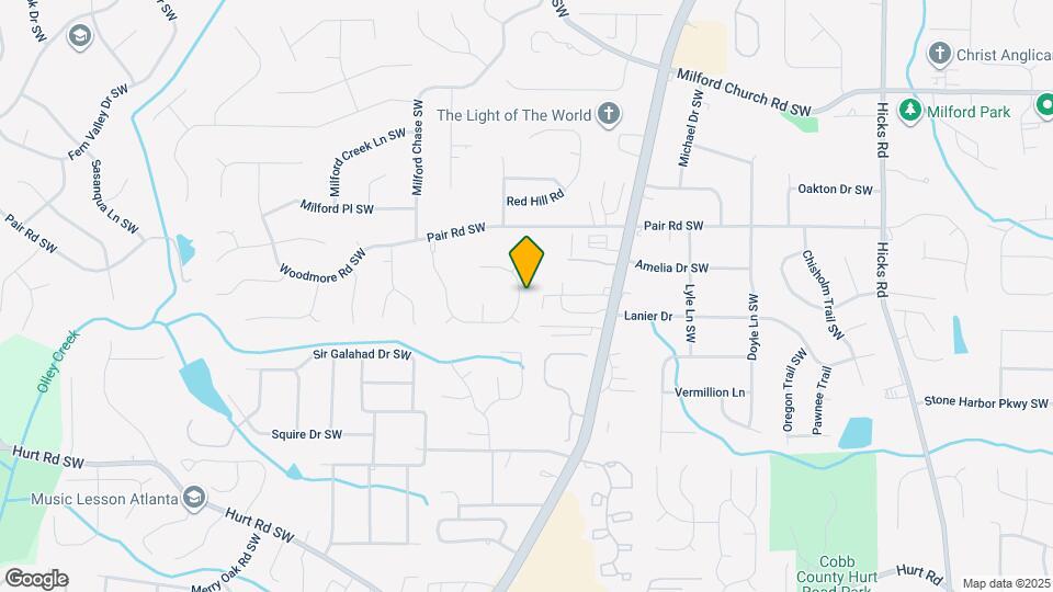 1955 Hidden Valley Dr SW Map and Location Details