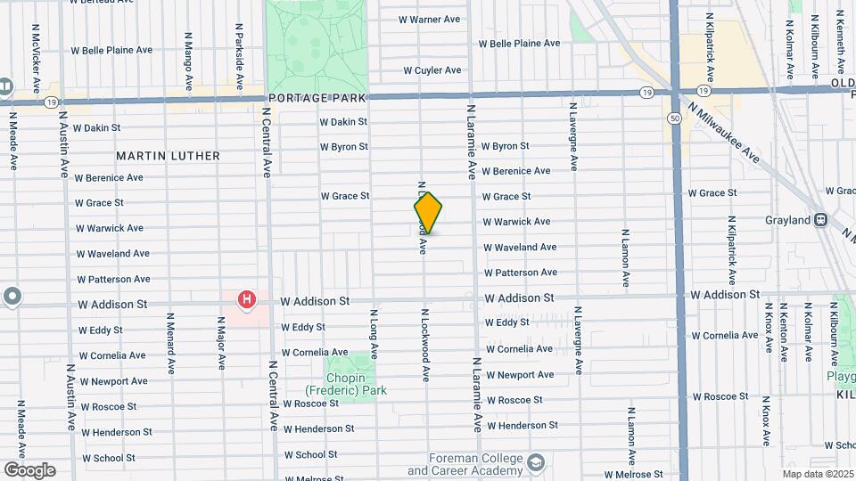 3707 N Lockwood Ave Map and Location Details