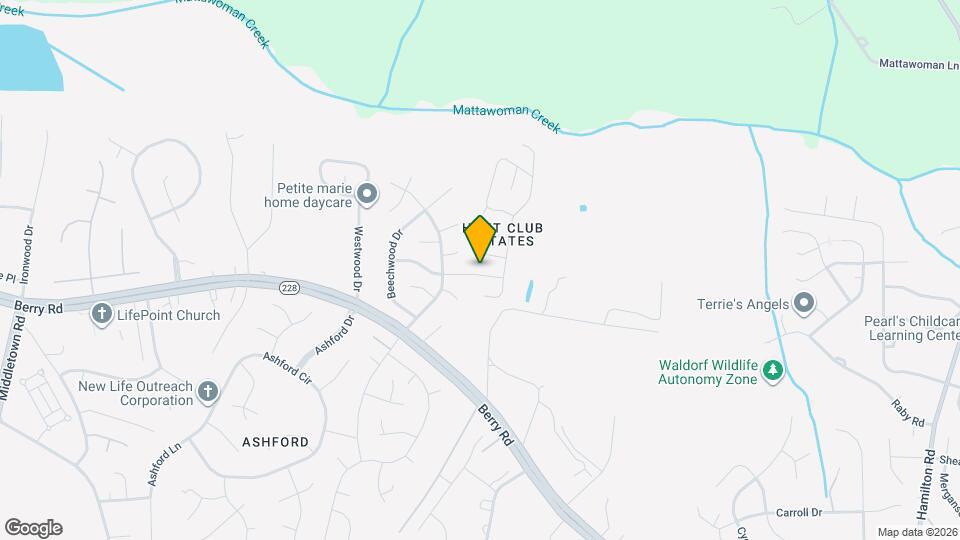 10760 Cedarwood Dr Map and Location Details