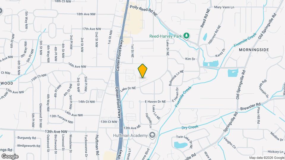 1706 Lake Park Cir Map and Location Details