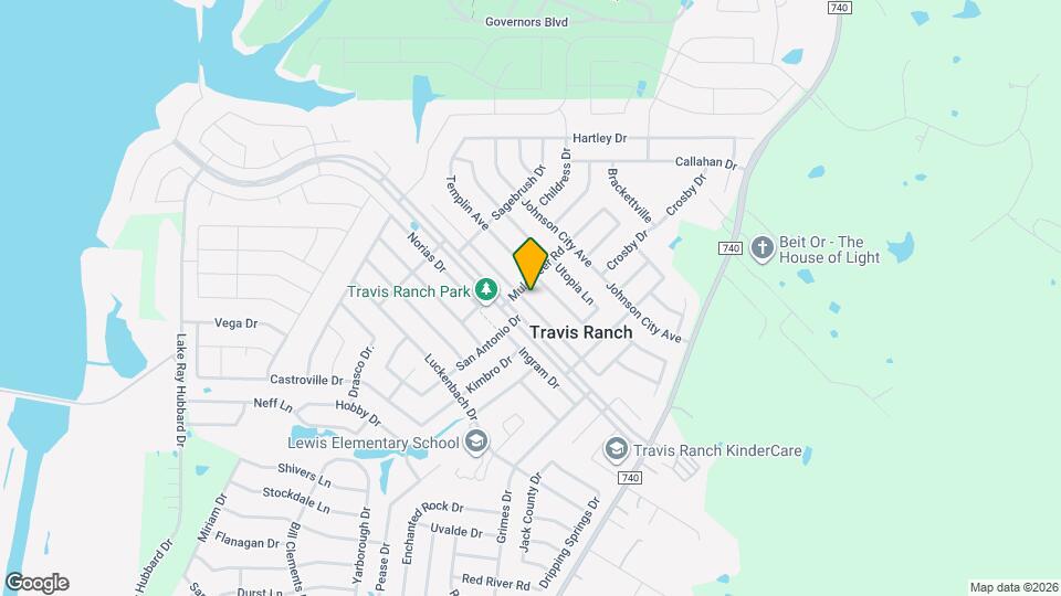 1134 Mount Olive Ln Mapa y Detalles de la Ubicación