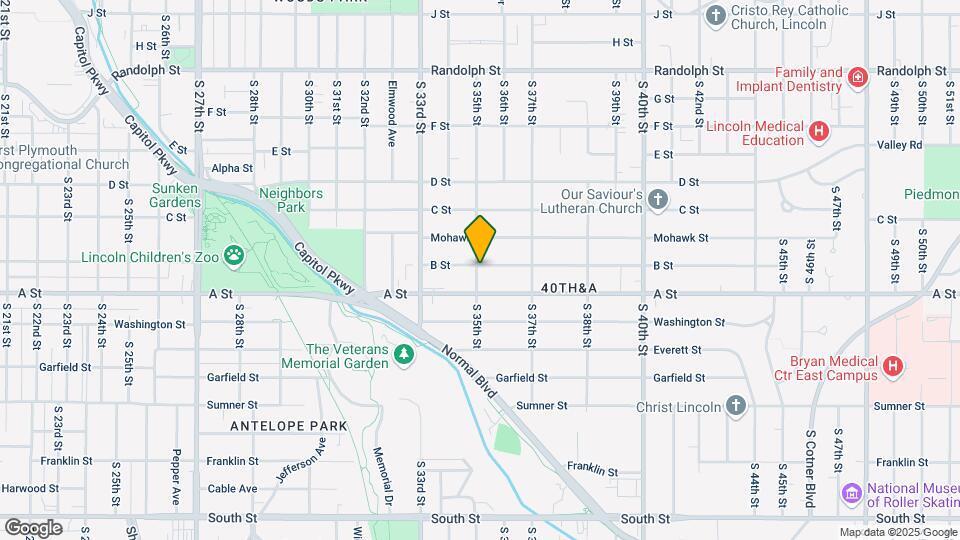 1350 S 35th St Map and Location Details