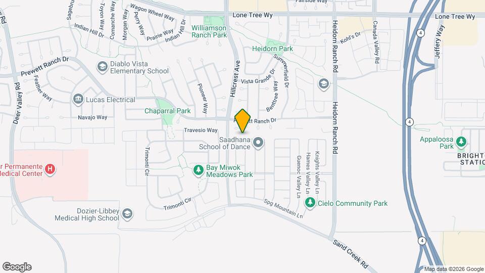 5587 Howell Mountain Ln Mapa y Detalles de la Ubicación