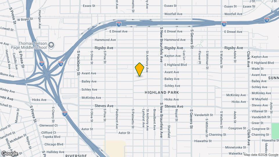 523 Bailey Ave Map and Location Details