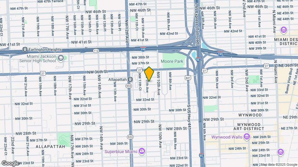 1071 NW 34th St Map and Location Details
