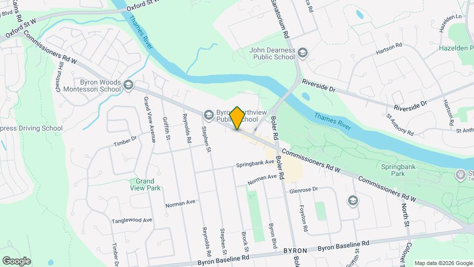 1326 Commissioners Rd W Map and Location Details