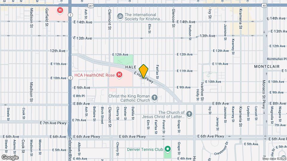 920 Eudora St Map and Location Details