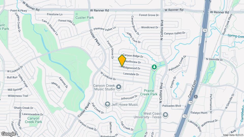 415 Ridgewood Dr Map and Location Details