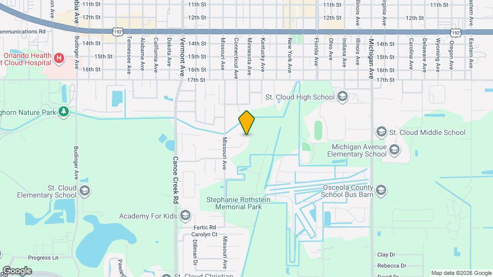 1621 Town Park Ct Map and Location Details