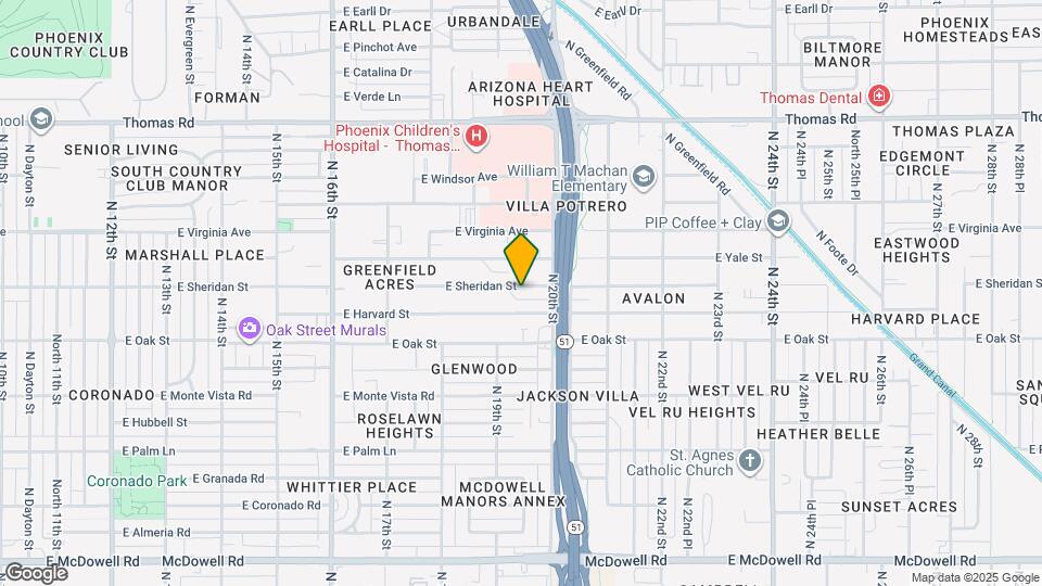 1927 E Sheridan St Map and Location Details