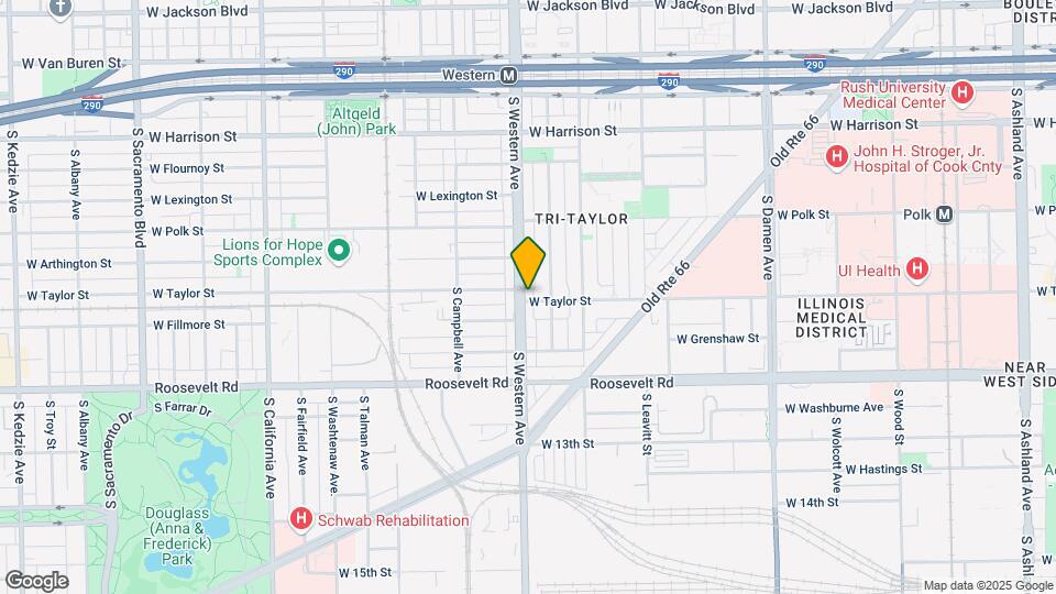 939 S Western Ave Map and Location Details