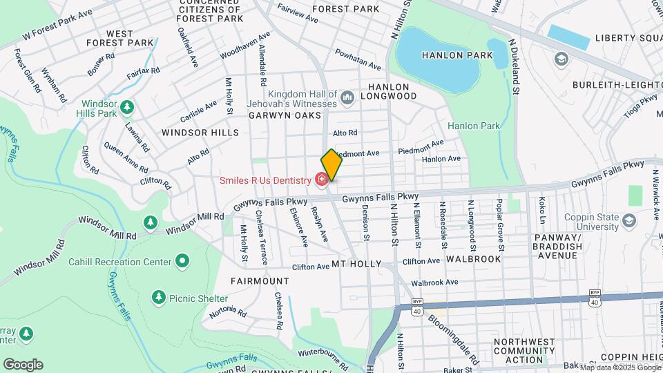 2307 Garrison Blvd Map and Location Details